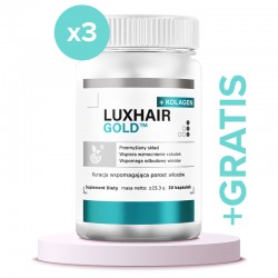 LuxHair Gold x3  - kapsułki...